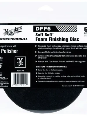 Top Prodej Meguiar's Soft Buff Foam Finishing Disc 6" - finišovací a voskovací kotouč pro DA leštičku (měkký), 6palcový