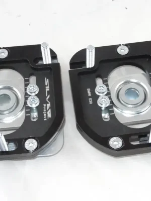 Dokud Zásoby Vydrží Silver Project 3D 2-cestné nastavitelné horní uložení pro BMW řady 3 E30 s podvozkem s průměrem pružiny 60 mm, barva černá