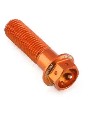 Akční Nabídka Pro-Bolt hliníkový šroub s šestihrannou hlavou 17 mm, závitem M10 x 1,25 mm a délkou závitu 35 mm, barva: oranžová