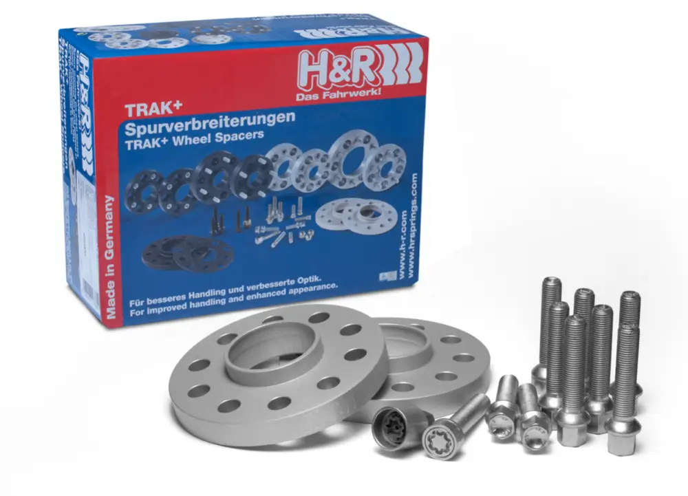 H&R 2 kusy rozšiřovacích podložek typ DR-ABE30 o šířce 15 mm včetně spojovacího materiálu pro Mercedes třída C W204, barva stříbrná Super Cena