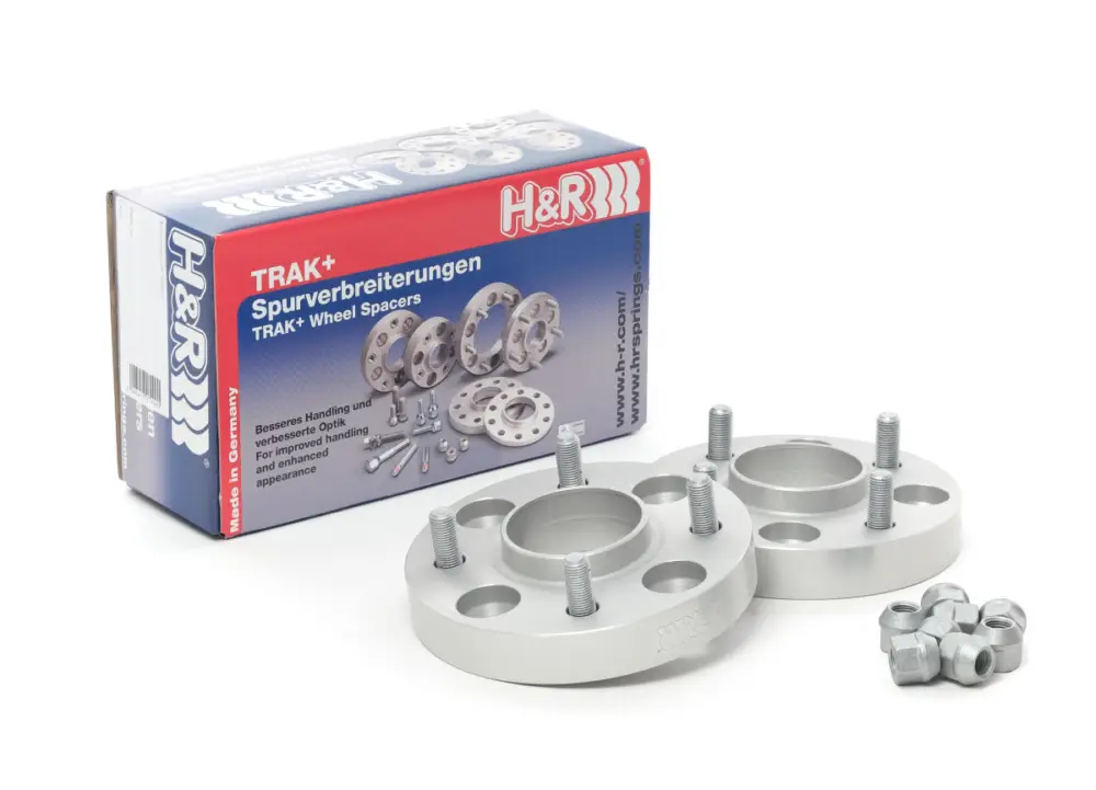 Koupit Online H&R 2 kusy rozšiřovacích podložek typ DRM50 o šířce 25 mm mm pro Hyundai Tucson JM, barva stříbrná