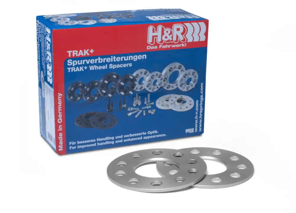 Sezónní Sleva H&R 2 kusy rozšiřovacích podložek typ DR10 o šířce 5 mm pro Mini One D R50, barva stříbrná