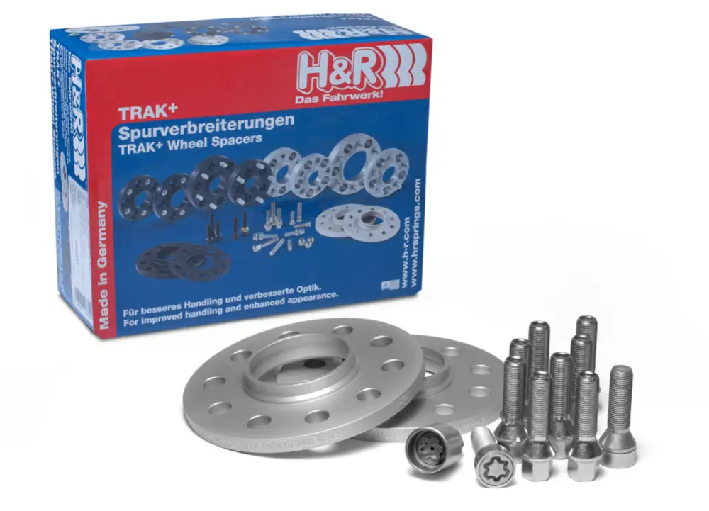 H&R 2 kusy rozšiřovacích podložek typ DR-ABE20 o šířce 10 mm včetně spojovacího materiálu pro BMW M3 M3/F80, barva stříbrná Sleva