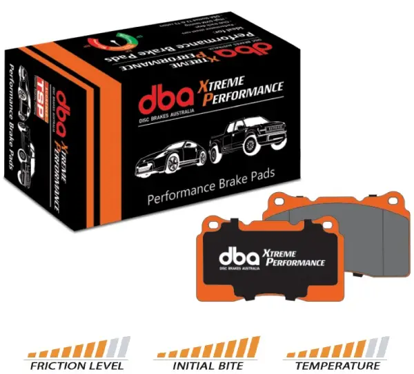 Výprodej DBA Xtreme Performance přední sada brzdových destiček pro Isuzu D-MAX 2012-2017 2.5 TD 2WD