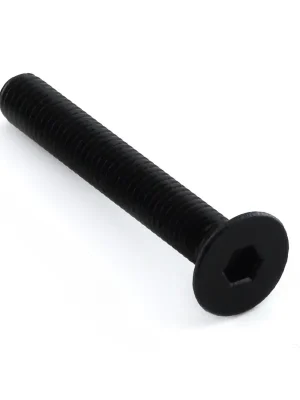 Bezpečná Platba Pro-Bolt hliníkový inbusový šroub se zápustnou hlavou se závitem M5 x 0,80 mm a délkou závitu 31,4 mm, barva černá