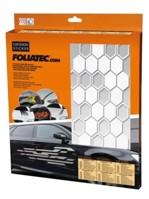 Dekorační polep FOLIATEC ''HEXAGON'', barva bílá matná Novinka