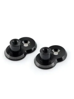 Adjustable footpegs relocation adaptors kit PUIG 3838N 20mm černý Speciální Cena