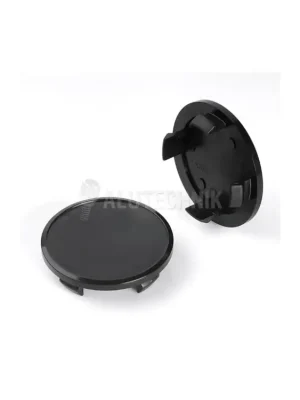 Hit Sezóny Středová krytka kola - poklička průměr 56/66mm(vnitřní,vnější) plast černá bez loga Volkswagen (V66), úchyt 4mm