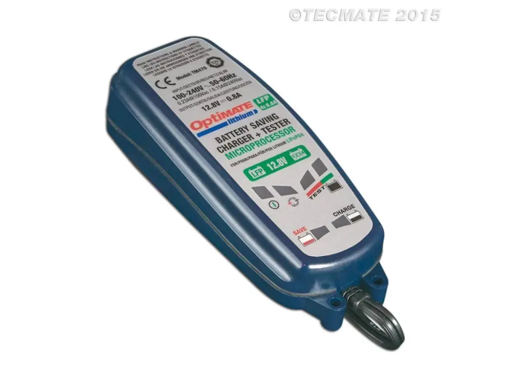 Nová Kolekce Inteligentní nabíječka OPTIMATE Lithium (12V/0,8A) LiFePO4 TM470