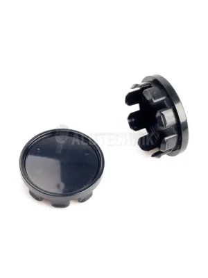 Akční Nabídka Středová krytka kola - poklička průměr 42/48mm(vnitřní,vnější) (CS48-FIAT) plast černá, bez loga, úchyt 6mm