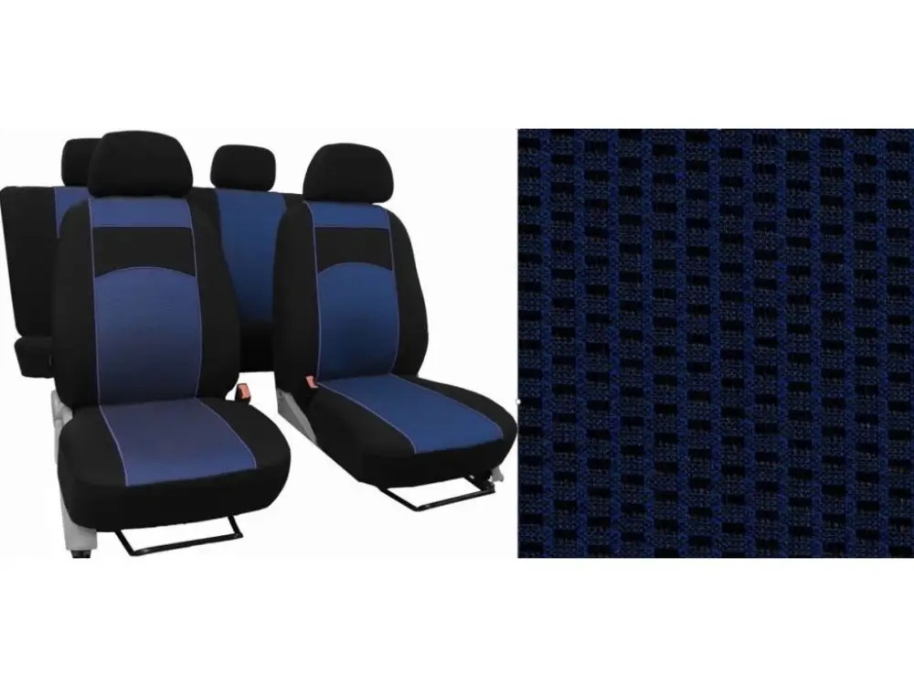 Autopotahy DACIA LODGY 7 MÍST, od r.2017, VIP modré Horká Nabídka