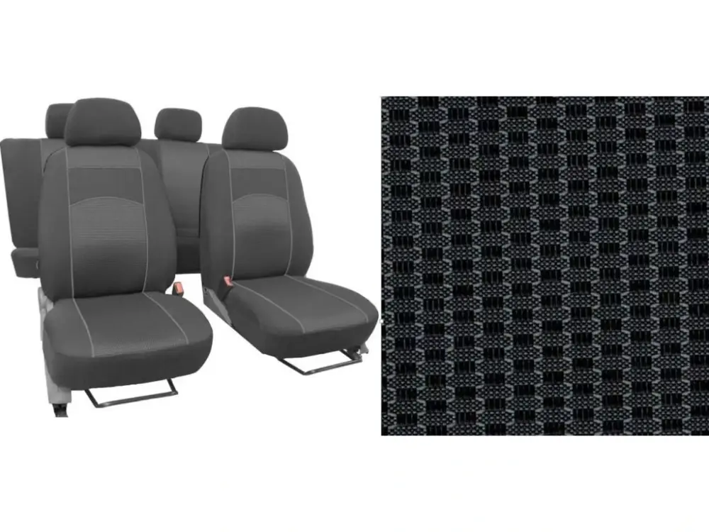 Autopotahy VOLKSWAGEN CADDY IV, 2 MÍSTA, od r. v. 2015, VIP šedé Zlevněný