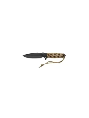 Finální Výprodej MARAUDEUR SURVIVAL KNIFE PARACORD 550 ® COYOTE BROWN / SMOOTH BLADE + KYDEX SHEATH
