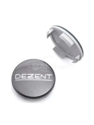 Cenová Bomba Středová krytka kola - 56/60mm(vnitřní,vnější) plast, logo Dezent kovová (ZT2000F) úchyt 2mm