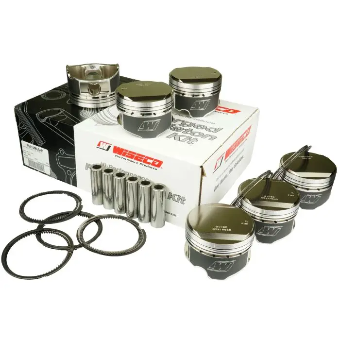 Písty motoru Wiseco, Mitsubishi Eclipse DSM 2.0l 4G63 6-bolt 88-92 1400HD (86.50mm) Velikost +1.5mm, Kompresní poměr 8.7:1 Cenová Bomba